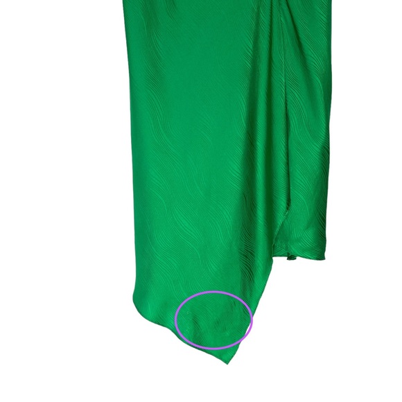 ALICE + OLIVIA Harmony Slip Dress in Dark Emerald - NWT - SIze 6 - Picture 8 of 10